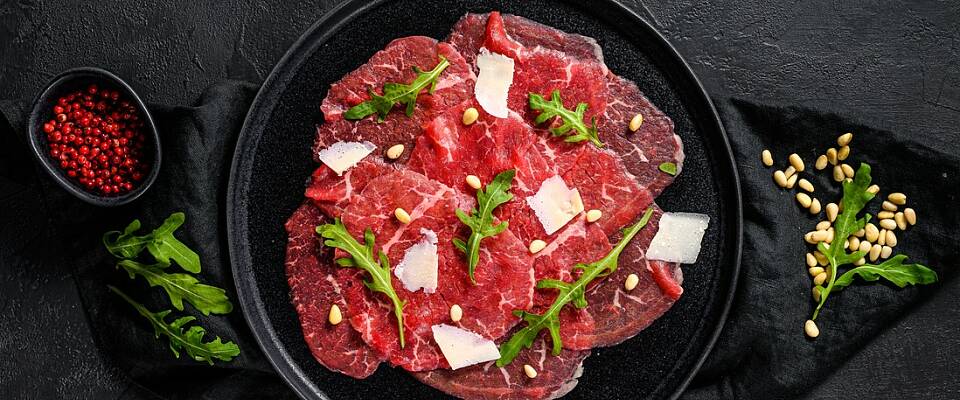 Carpaccio av oksefilet er noe av det enkleste du kan lage