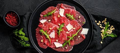 Carpaccio av oksefilet er noe av det enkleste du kan lage