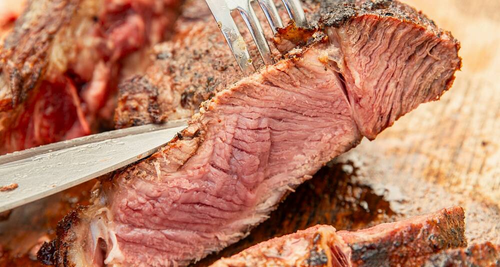 Helgrillet entrecôte
