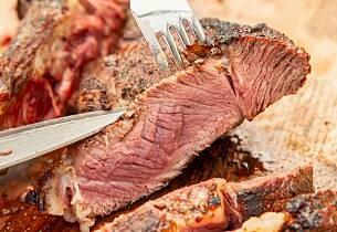 Helgrillet entrecôte