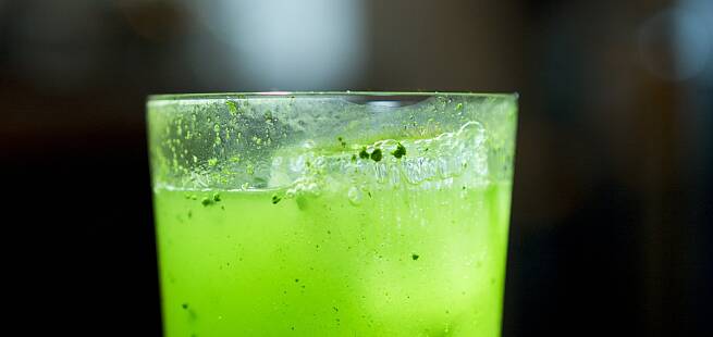 Green Tea Gin and tonic drinkoppskrift