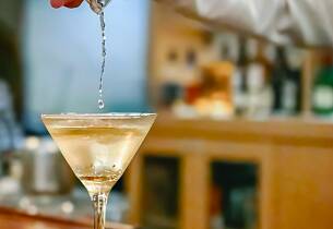 Ikke rart denne drinken har fått navnet Smoky Martini