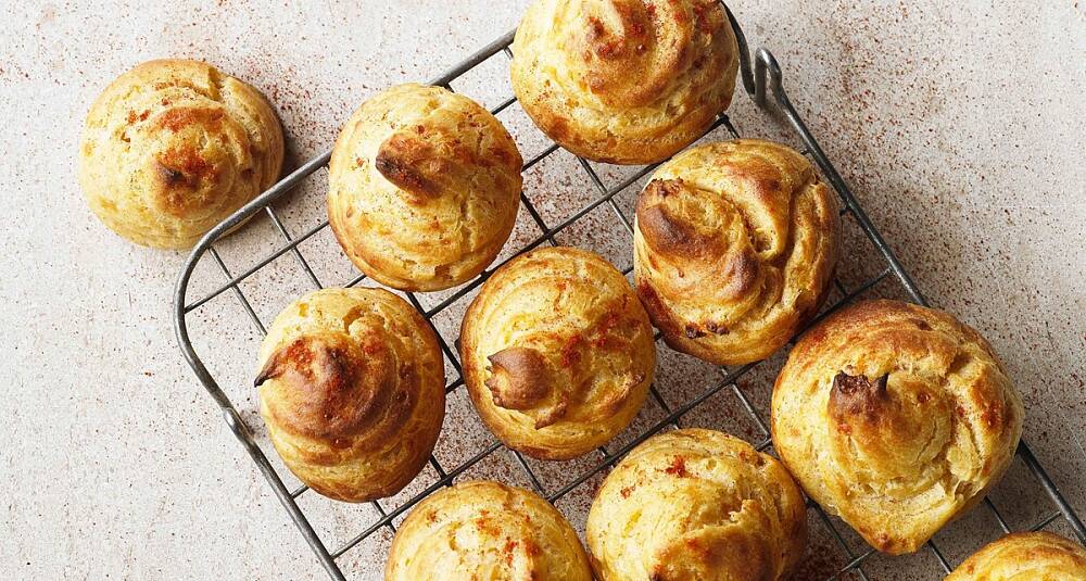 Gougéres med gruyére