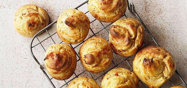 Gougéres med gruyére