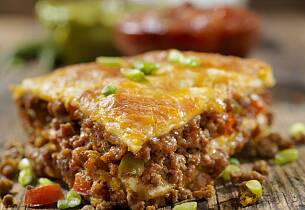 Fåre- eller lammepai med dill og sennep