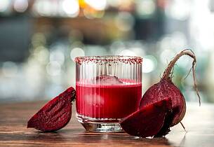 Rødbete-margarita - drinkoppskrift