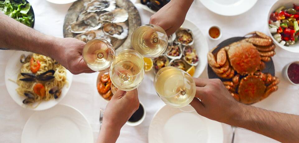 Champagne og sjømat fra Byssa – kan det bli bedre?