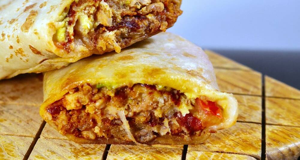 Burritos med kyllingkjøttdeig