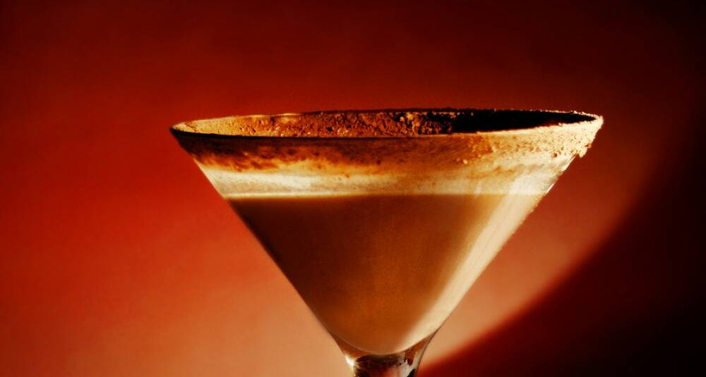 Chocolate Martini med kakaolikør og kremfløte - drinkoppskrift