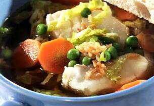 Fiskesuppe lager du enkelt - også med rester