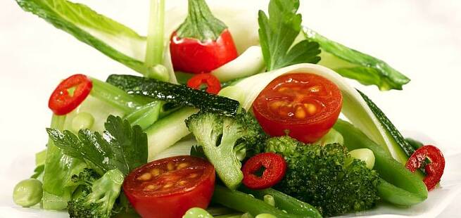 Stekt fisk med grønn wok