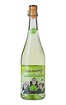 Thr3 Monkeys Sparkling Gooseberry & Elderflower