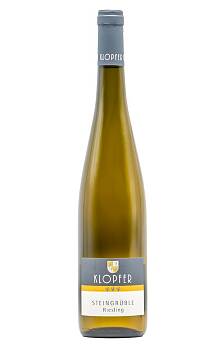 Weing. Klopfer Steingrüble Riesling