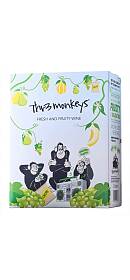 Thr3 Monkeys Fresh & Fruity White Wine
