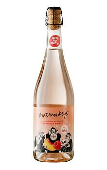 Thr3 Monkeys Sparkling Raspberry & Peach