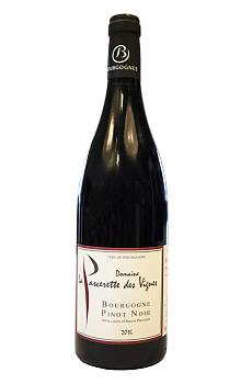 Pascerette des Vignes Bourgogne Pinot Noir Creux d'Arban