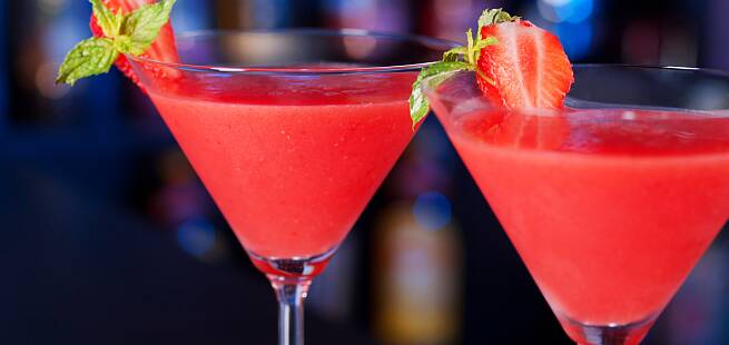 Strawberry daiquiri - drinkoppskrift