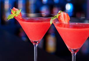 Strawberry daiquiri - drinkoppskrift