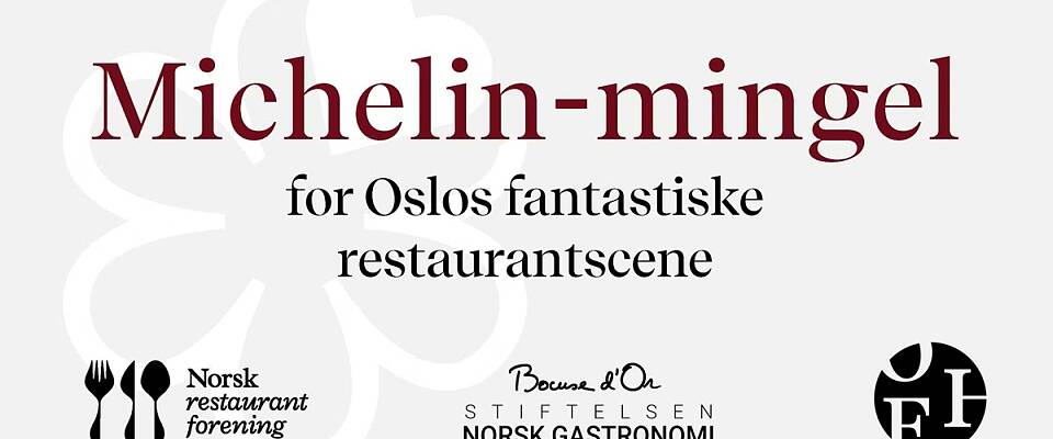 Michelin-mingel 1. juni i Oslo - bransjen følger utdelingen sammen