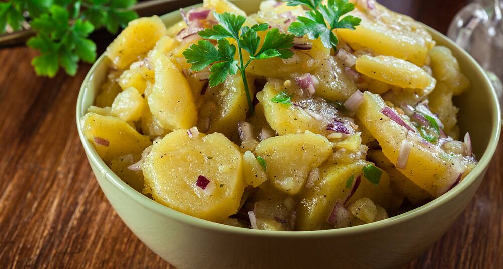 Enkel lun potetsalat