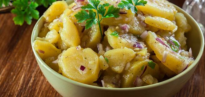 Enkel lun potetsalat