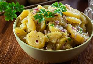 Enkel lun potetsalat
