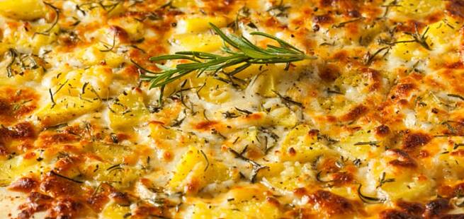 Potetpizza som i Italia